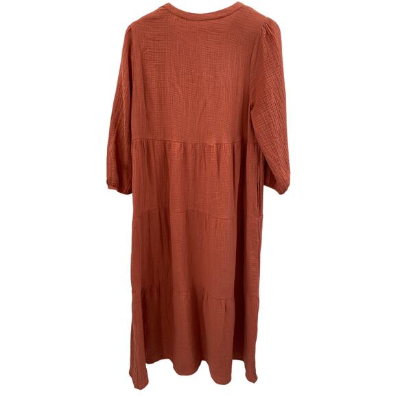Marine Layer Annabella Long Sleeve Cotton Dress - Picture 4 of 5